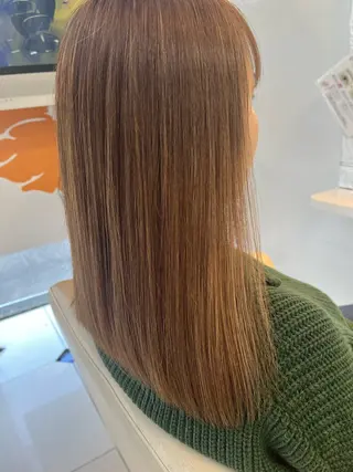 ミディアム カラー 柳川 玲也のヘアスタイル