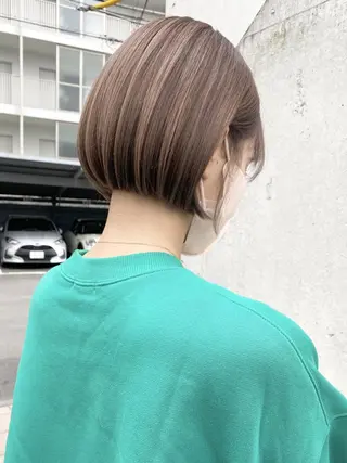 ショート カラー 🌼ベージュ/暖色 🌼すずのヘアスタイル