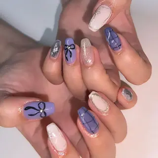ミディアム 🦋Nail Amo🦋のネイルデザイン