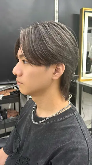 ショート カラー メンズ メンズスタイリスト 前田雄輝のヘアスタイル