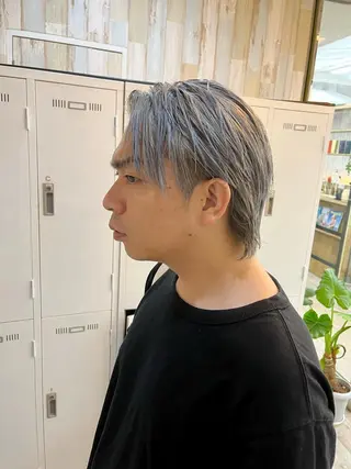 ショート カラー パーマ ヘアアレンジ メンズ 💎髪質改善特化💎 RUITOのヘアスタイル