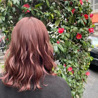ミディアム カラー 美髪/透明感カラー reikoのヘアスタイル