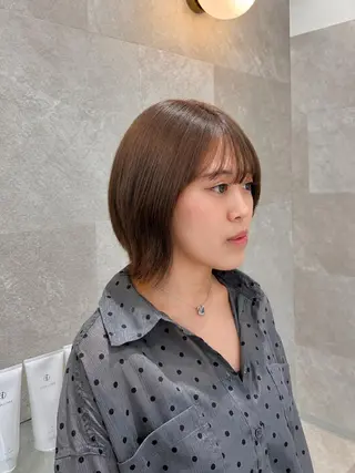 カラー 韓国ヘアケアブリーチ 莉奈のヘアスタイル