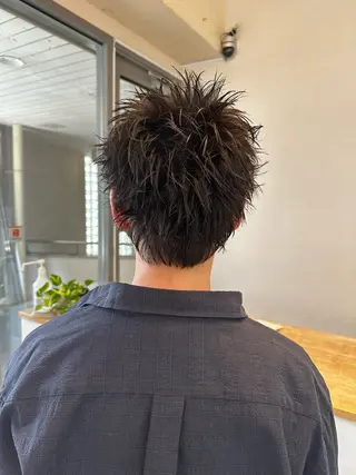 ショート メンズ ハマベ イクト FLORENのヘアスタイル