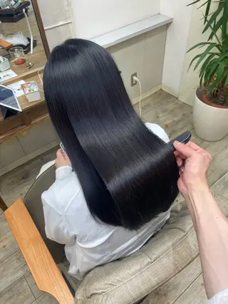 パーマ 髪質改善&白髪ぼかし スタイリスト近藤宏樹のヘアスタイル