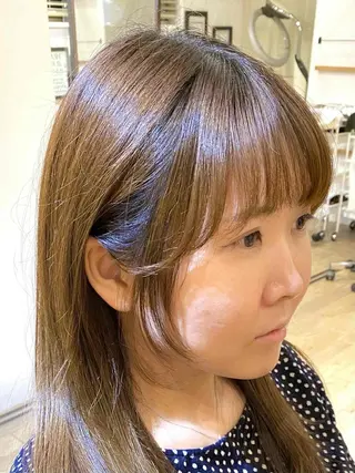 ミディアム カラー 前田 裕介のヘアスタイル