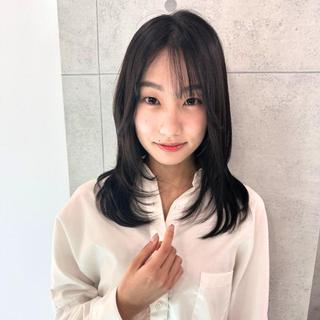 セミロング カラー ❇️安達 優心❇️ レイヤー/艶髪特化のヘアスタイル