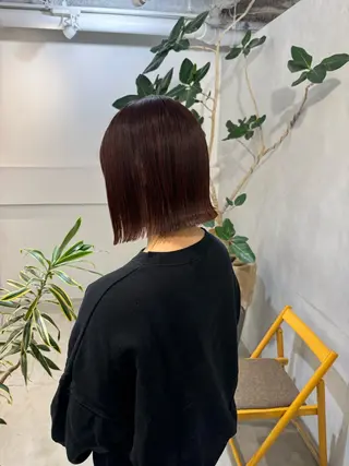 セミロング 新宿/顔周りカット +レイヤー=しずく♩のヘアスタイル