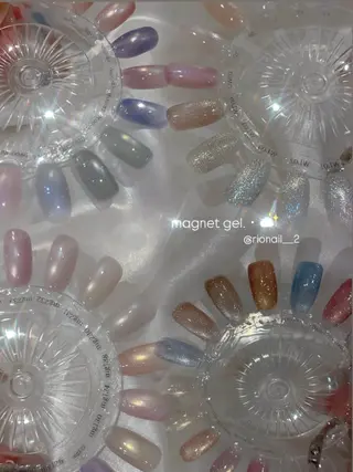 ネイル 𝘙𝘪𝘰𝘯𝘢 ...🕯🤍のネイルデザイン