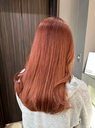 ロング ブリーチなしWカラー ヘアセット菜希のヘアスタイル