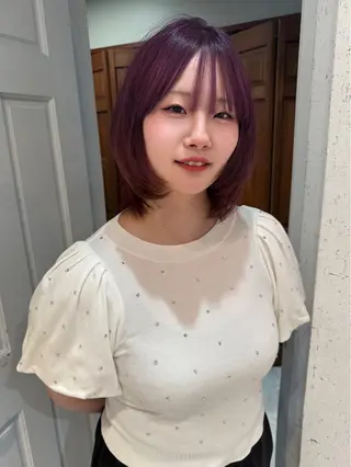 ミディアム カラー mai / linoah˚✧のヘアスタイル
