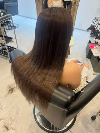 ロング ケアブリーチ&シール エクステの店和田翔莉のヘアスタイル