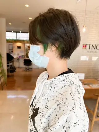 ショート 小笹 叶愛のヘアスタイル