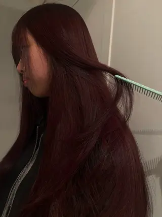 ロング 🐏YUNA＊透明感 ハイトーンカラー✨のヘアスタイル