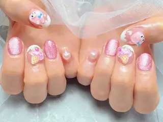 ネイル マジック ミラーのネイルデザイン