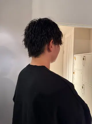 ショート パーマ 森田 鴻之介のヘアスタイル