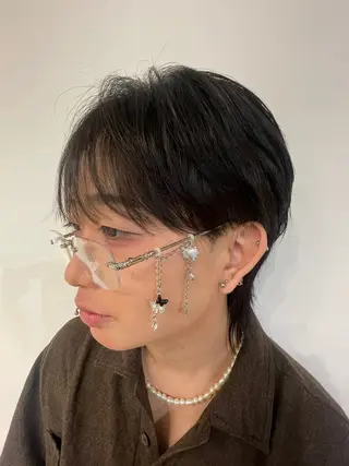 メンズ 三田 真穂のヘアスタイル