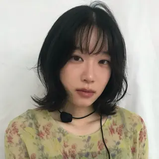Kaho 心斎橋カラーモデルのヘアスタイル
