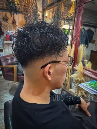 ショート パーマ メンズ LILIS hair designのヘアスタイル