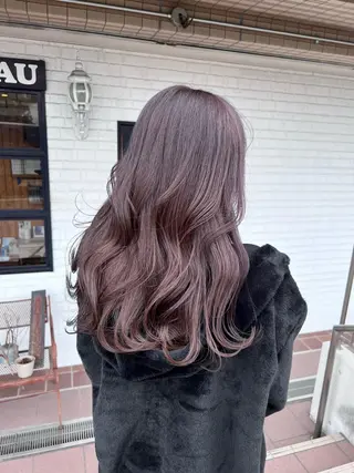 セミロング カラー 髪質改善と艶カラー 💎坂田 裕紀のヘアスタイル