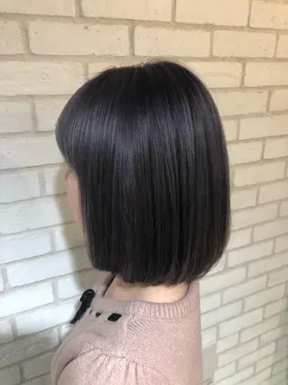 ミディアム カラー パーマ ヘアアレンジ メンズ キッズ ネイル マツエク・マツパ 新宿/髪質改善/ 美髪矯正✨浅江通友のヘアスタイル