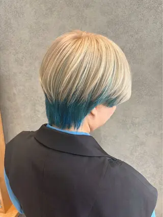 ショート カラー メンズスタイリスト ティアラ👑のヘアスタイル