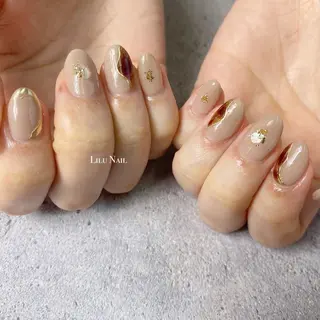 ネイル モチの良さ◉ フィルインネイル♡のネイルデザイン