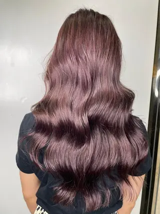 セミロング カラー 🎨デザイン🥇 美髪・艶髪　日暮千敬のヘアスタイル