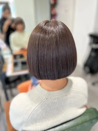 カラー kanae🫧 ｜透明感カラー｜平尾のヘアスタイル