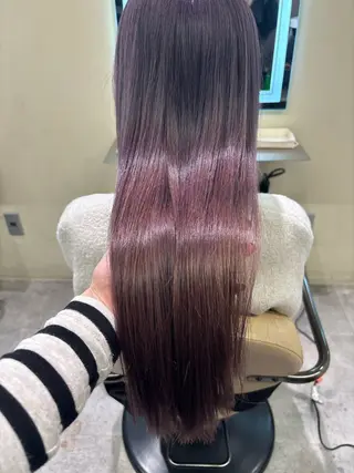 セミロング カラー ヘアアレンジ 💟Opus // Mizuki🐕のヘアスタイル