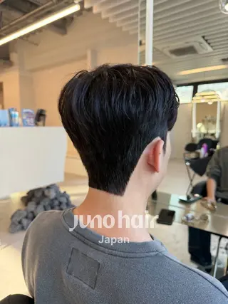 メンズ 韓国式ダウンパーマ 🇰🇷櫻井健のヘアスタイル