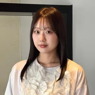 ミディアム カラー カットモデル ／ゆうのヘアスタイル