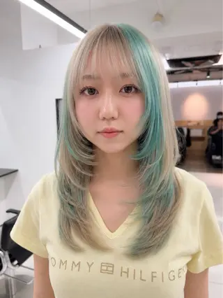 セミロング カラー 🍀お悩み改善憧れの 美髪　小林風雅のヘアスタイル
