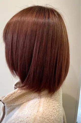 ミディアム カラー 髪質改善・ボブ・ ショート 丸毛一輝のヘアスタイル