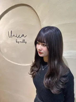 ロング カラー Mayuka 🩶のヘアスタイル