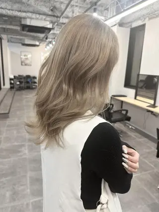 セミロング ヘアアレンジ カラー 💎lino _by _ACNE💎 🧸のヘアスタイル