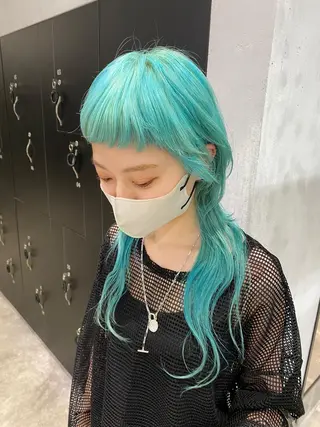 セミロング カラー 韓国ヘア🇰🇷 トヨキトキコのヘアスタイル