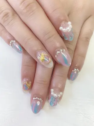 ショート JNA認定講師🌸 RIEのネイルデザイン