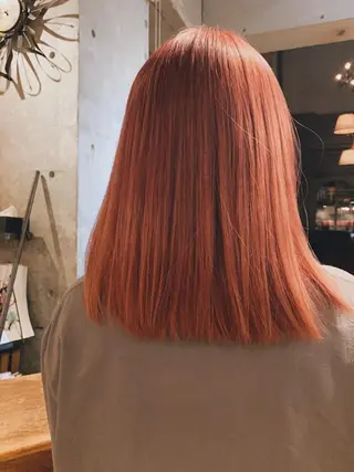 ロング カラー ヘアアレンジ ボブパーマコテ巻き風 パーマNo1深江秀平のヘアスタイル