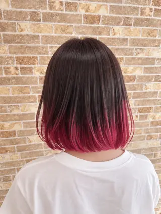 カラー 有村 実佑のヘアスタイル