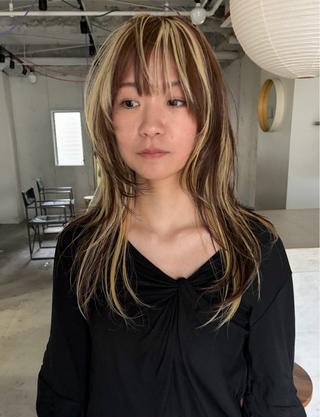 セミロング カラー 村上雅人 ナチュラルモードのヘアスタイル