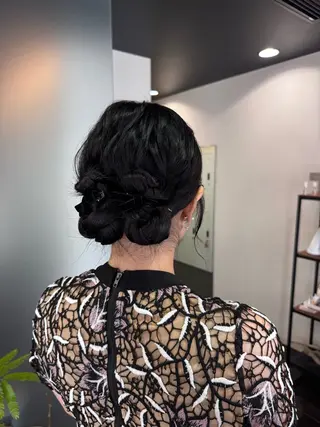 ヘアアレンジ ブリーチなしベー ジュ/tuburaのヘアスタイル