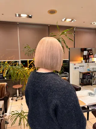 カラー ANKH CROSS ゆうかのヘアスタイル