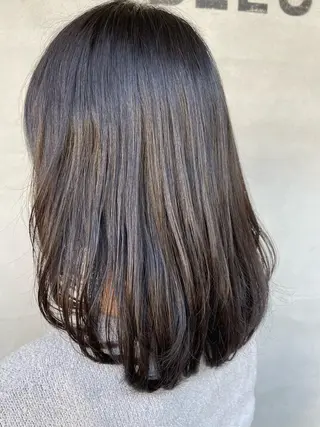 ミディアム 中村 幸子のヘアスタイル