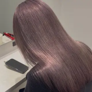 セミロング カラー れい🫧 ハイトーン特化のヘアスタイル