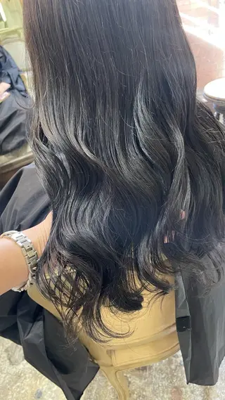 ロング 💍モテる艶髪 透明感カラー💖のヘアスタイル