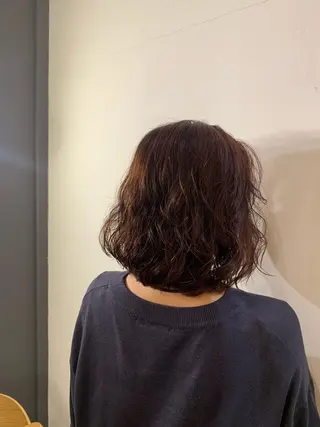 パーマ 小西 美帆のヘアスタイル