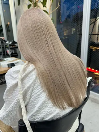 セミロング カラー ブリーチダブルカラー 【koide】のヘアスタイル
