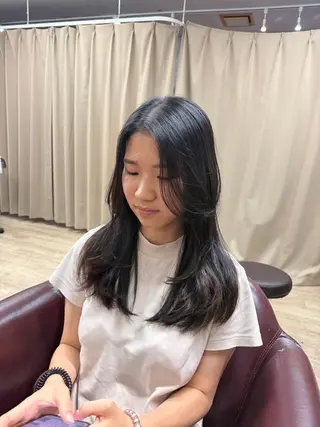 ロング 古賀 颯磨のヘアスタイル