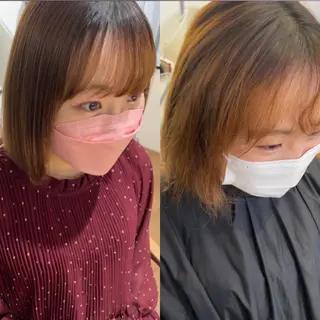 ミディアム 髪質改善 伊藤のヘアスタイル